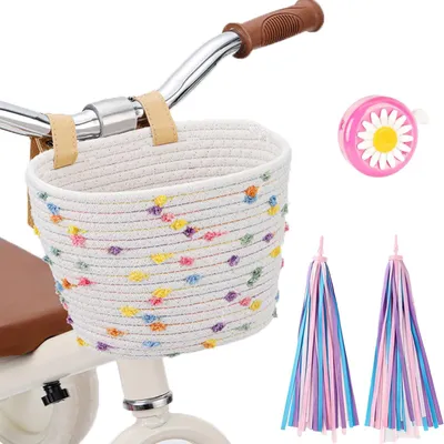 Image de Panier pour vélo pour enfants, avec accessoires