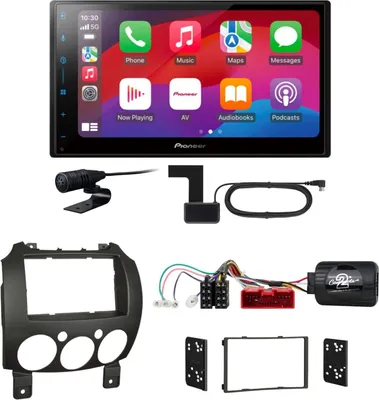 Produktbild von Pioneer SPH-DA77DAB CarPlay Android Auto DAB+ Einbauset für Mazda 2 2008-2014