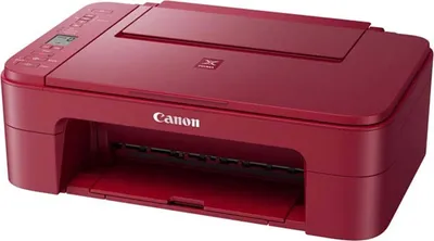 Produktbild von Canon PIXMA TS3352, Tintenstrahl, Farbdruck, 4800 x 1200 DPI, Farbkopieren, A4, Rot