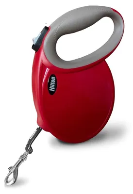 Image de HILTON Smart dog L (30 kg) - laisse rétractable - bordeaux-gris - 5 m