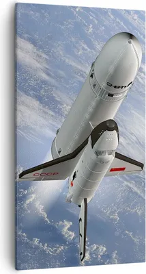Produktbild von Bild auf Leinwand - Leinwandbild - Himmel Rakete Kosmos Planet - 55x100cm - Wand Bild - Wanddeko - Leinwanddruck - Bilder - Kunstdruck - Wanddekoration - Leinwand bilder - Wandkunst - PA55x100-0496