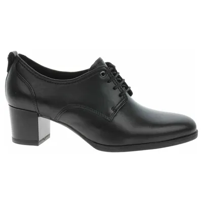 Zdjęcie produktu dla Tamaris 23307 buty damskie - czółenka sznurowane czarne eleganckie NOWOŚĆ