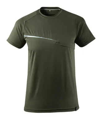 Produktbild von Mascot T-Shirt,Kurzarm, moosgrün,Gr.3XL