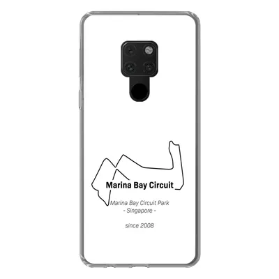 Produktbild von MuchoWow® Handyhülle Schutzhülle Hülle für Huawei P40 Lite Formel 1 - Singapur - Rennstrecke Silikon Softcase Handy Hülle - Handy
