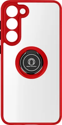 Produktbild von Avizar, Schutzhülle mit Ring-Halterung für Samsung Galaxy S23, Rot