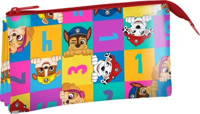 Produktbild von Paw Patrol - Schüleretui mit 3 Fächern 22 x 13 cm