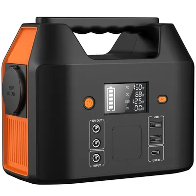 Produktbild von SinKeu Powerstation 97,68Wh mit 150W AC-Steckdose Für Camping und Notfälle