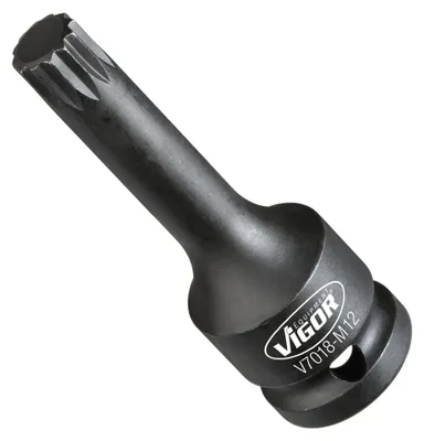 Produktbild von VIGOR Schlagschrauber Schraubendrehereinsatz V7018-M12 1/2" XZN SW M12