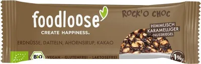Produktbild von Foodloose 227913, Schokolade, Erdnuss, 35 g, 183 kcal, 522 kcal, 762 kJ, 2177 kJ