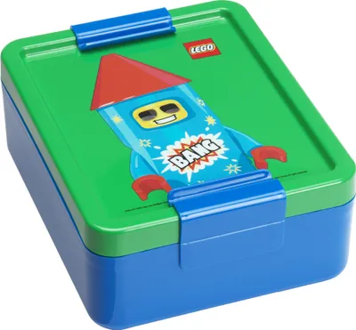 Produktbild von LEGO Brotdose LUNCH BOX FIREWORK GUY blau