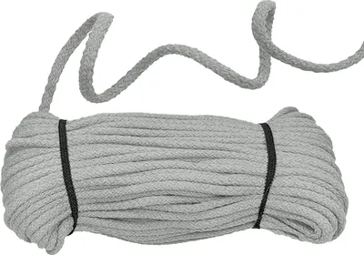 Produktbild von Baumwoll-Kordel geflochten 50m x 8mm Baumwoll-Schnur Bekleidungskordel Farbwahl