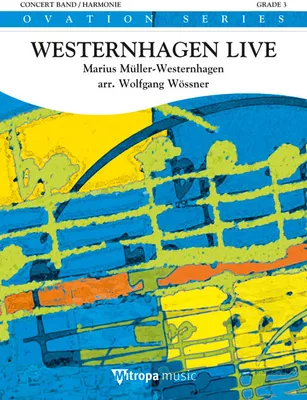 Produktbild von Westernhagen live für Blasorchester Partitur