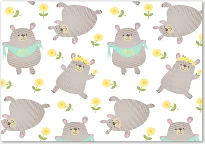 Produktbild von Tulup® Glas-Bild - 100 x 70 - Wandbild aus Glas - Wandkunst - Wandbild hinter gehärtetem Sicherheitsglas - Tiere - Teddybär - Grau
