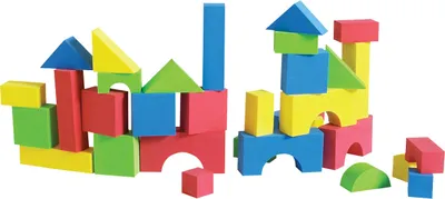 Produktbild von Edushape Soft Bausteine Bunt Mini 30tlg.