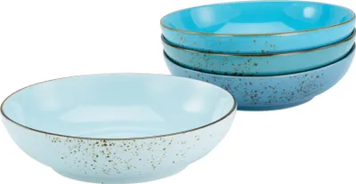 Obrázok produktu pre CreaTable, 23432, Nature Collection Aqua, Poke Bowl 4-tlg, Steinzeug