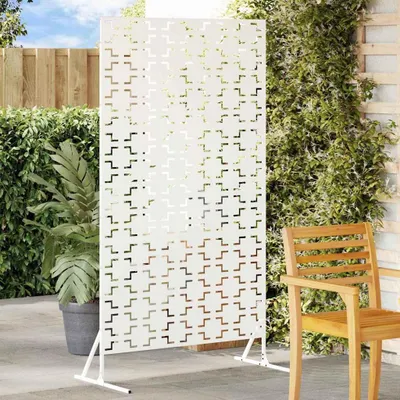 Obrázek produktu pro Maison Exclusive - Ochrana soukromí bílá 100 x 50 x 180 cm ocel