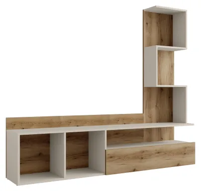 Immagine prodotto di raumhirsch, mobile TV, colore beige cashmere, dimensioni 180/156/33
