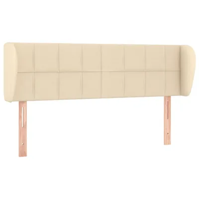 Produktbild von vidaXL Kopfteil mit Ohren Creme 147x23x78/88 cm Stoff