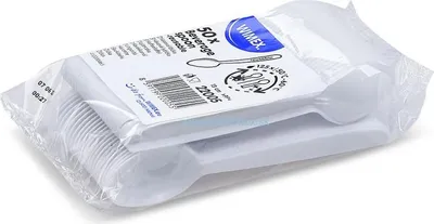 Produktbild von 1000 Stück Kaffeelöffel, Tee- / Eislöffel " PP " weiß 13cm -Mehrweg - Plastik