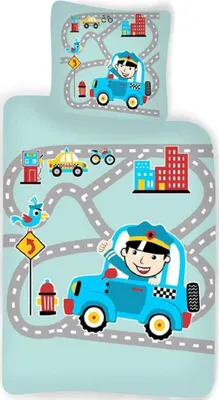 Produktbild von Kinderbettwäsche Set – 100 % Baumwolle, 100 x 140 cm Bettbezug & 40 x 45 cm Kissenbezug