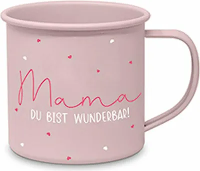 Produktbild von PPD Mama Metal Mug D@H, Henkelbecher, Kaffeebecher, Becher, Tasse, Metall, 350 ml, 581102073