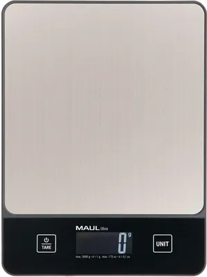 Produktbild von MAUL Briefwaage MAULlibra 5 kg Batterie schwarz