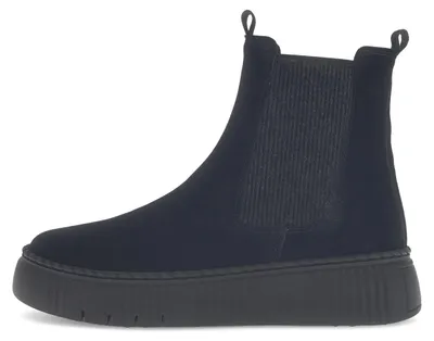 Zdjęcie produktu dla Gabor Damskie eleganckie buty za kostkę Chelsea F-Weite 73.540 czarny