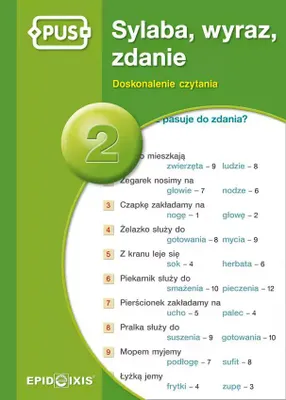 Zdjęcie produktu dla PUS. Sylaba, wyraz, zdanie 2