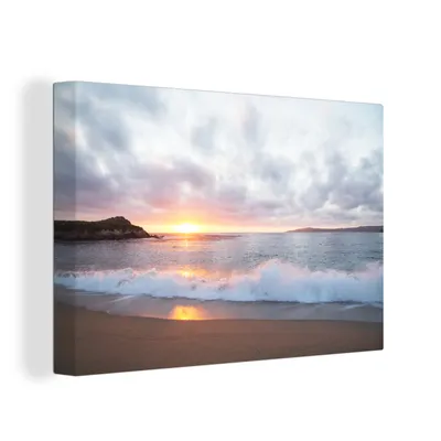 Obrázek produktu pro OneMillionCanvasses® Malba na plátně Nástěnná malba na plátně - Pláž - moře - slunce - 150x100cm