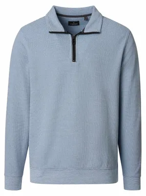 Produktbild von CASAMODA Herren Sweat-Troyer Zipper Regular Baumwollmix Hellblau M