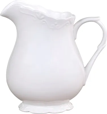 Produktbild von Chic Antique Kanne PROVENCE Porzellan Geschirr Weiß 1,1 Liter Karaffe Krug