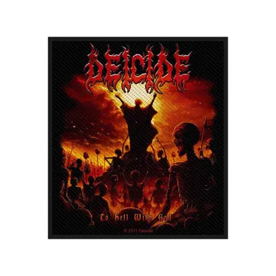 Produktbild von Deicide To Hell With God Aufnäher zum Aufnähen