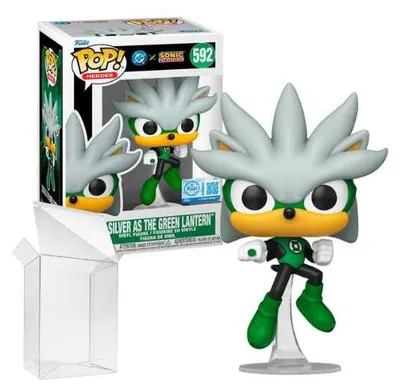 Immagine prodotto di Figurka Sonic the Hedghog - Argento come Lanterna Verde (Funko POP! Heroes 592)