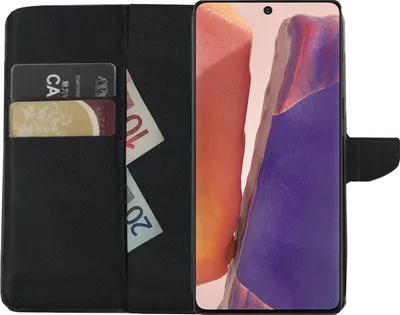 Produktbild von Hülle passend für Samsung Galaxy Note 20 ULTRA 5G |BUCH Tasche mit Karten und Notizfach | Flip Schutz Case Klapp Schutzhülle SCHWARZ