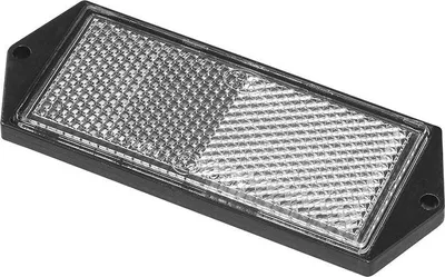 Produktbild von Reflektor weiß 104x40mm zum Anschrauben