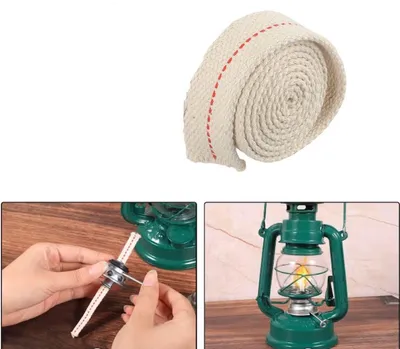 Produktbild von Öllampendocht – Docht für Öllampe – Öllampendocht – Flachdocht für Brenner – Baumwolldocht – 1 Meter – 20 mm breit – Brenner – Öllampe – CHPN
