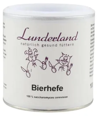 Produktbild von Lunderland - Bierhefe Futterzusatz BARF 100g