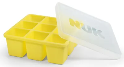 Produktbild von NUK 10255257 Fresh Foods Gefrierform, zum Einfrieren von Babynahrung, neun Portionen à 60ml,einzeln auftaubar, frei