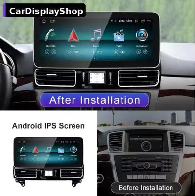 Produktbild von 12,3 Zoll Android 14 Display für Mercedes ML-/M-Klasse W166 2011–2015 NTG 4.5 Snapdragon 665 8 GB/128 GB CarPlay & Android Auto