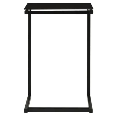 Immagine prodotto di Tavolino Nero 40x40x60 cm in Vetro Temperato