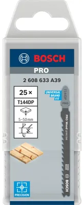 Produktbild von PRO Wood precise T144DP Stichsägeblatt, 100 mm, 25-tlg.