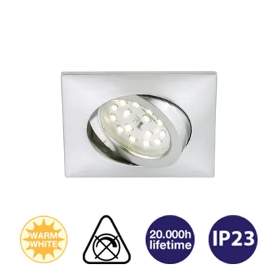 Produktbild von Briloner 7210-019 Alu LED Einbaustrahler Schwenkbar Spot 5W 400lm 3000K