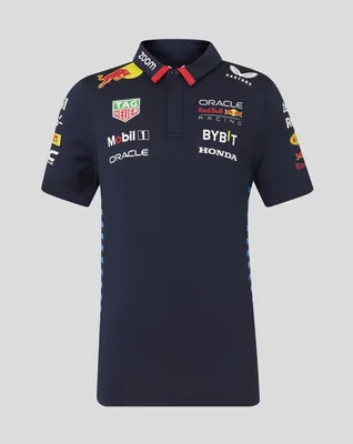 Productafbeelding van Red Bull poloshirt, Castore, team, kindermaten, blauw, 2024, maat 134