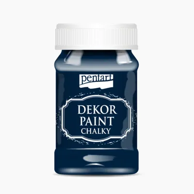 Produktbild von PENTART Dekorfarbe Chalky, 100 ml, Marineblau