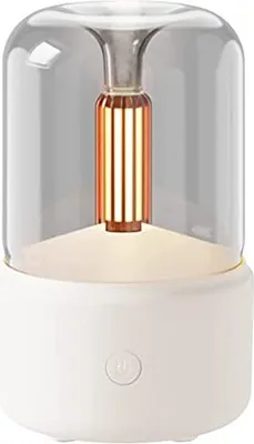 Produktbild von 120 ml ätherisches Öldiffusor, Aromatherapie Duft Diffusor-Luftbefeuchter Schlafzimmer, Elektroaroma Luftreiniger Nachtlichter, wasserfreie Auto-Abspe