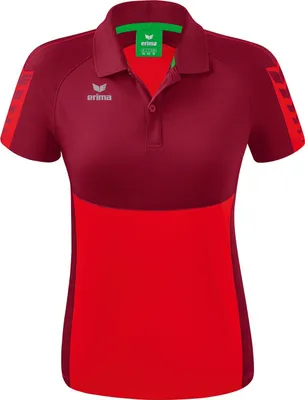 Produktbild von Erima Six Wings Poloshirt Rot/Bordeaux - 40