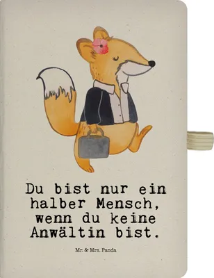 Produktbild von Mr. & Mrs. Panda notizbuch Anwältin Herz - Transparent - Geschenk, Kladde, Anwaltskanzlei, Journal, Tagebuch, Lustig, Juristin, Spruch, Beruf, A5, Notizheft