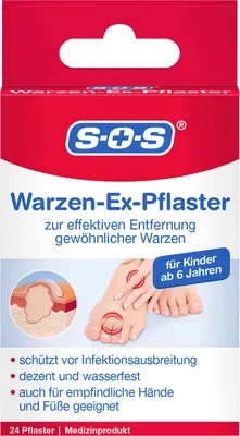 Produktbild von Warzen-Ex Pflaster - Warzenpflaster zur Entfernung gewöhnlicher Warzen