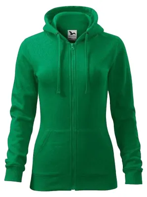 Image de Malfini - Veste pour femme, avec fermeture éclair PP10220 (S) (vert irlandais)