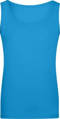 Produktbild von Ladies' Elastic Top Klassiches Tank-Top turquoise, Gr. L